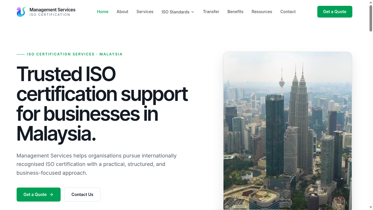 Management Services — ISO Certification · Malaysia