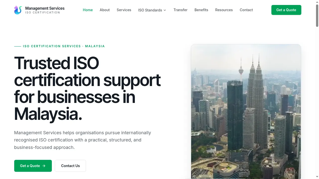 Management Services — ISO Certification · Malaysia